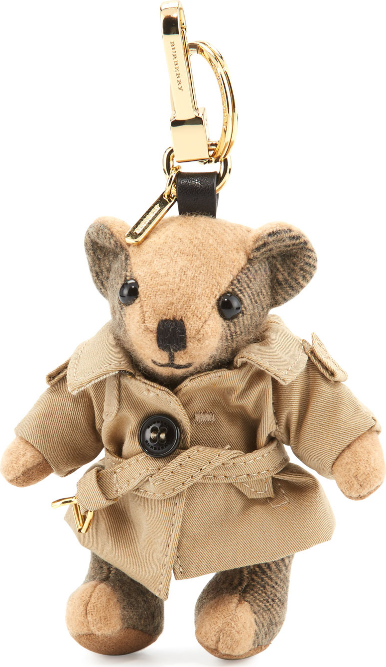 Burberry London England Thomas Trenchcoat Bear Bag Charm, Camel