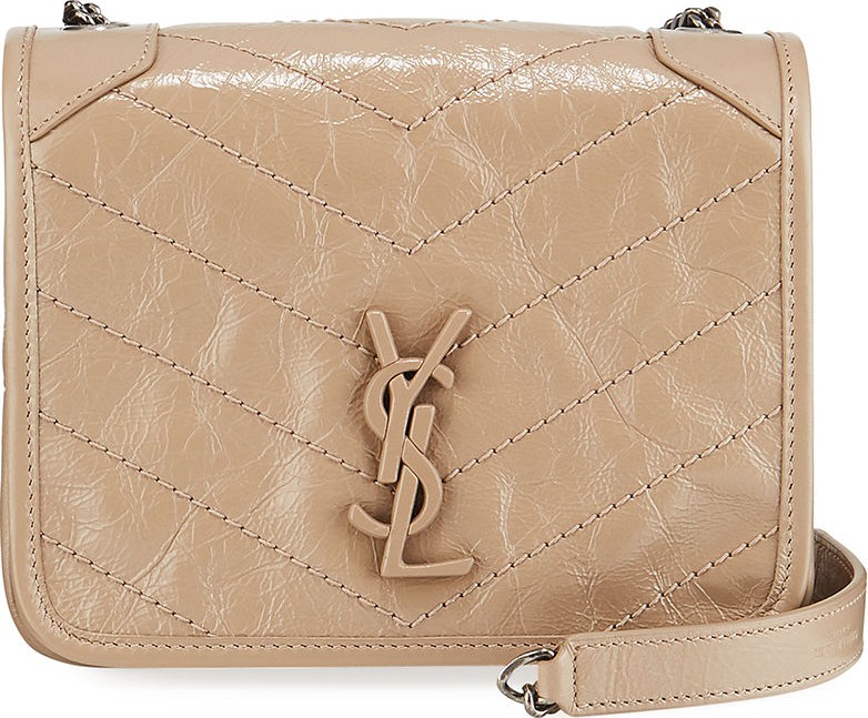 Saint Laurent Niki YS Monogram Leather Wallet on Chain