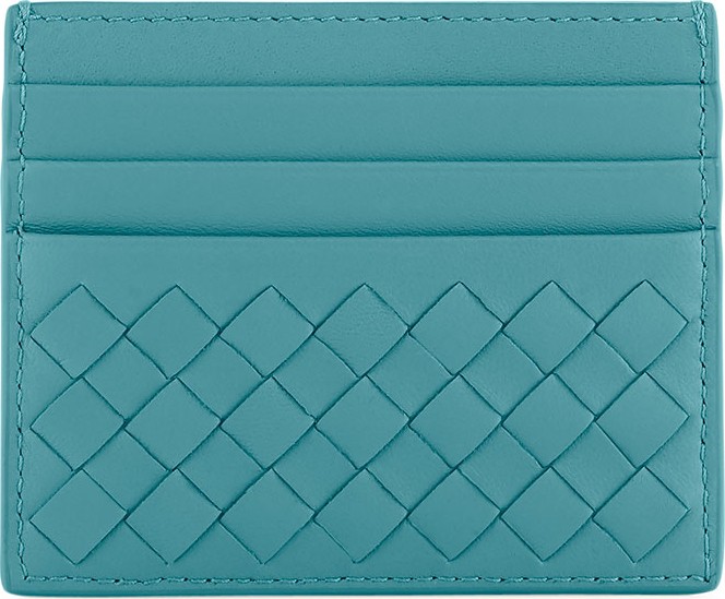 Bottega Veneta Woven Leather Credit Card Case
