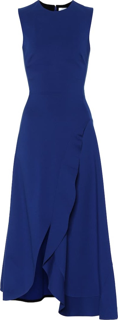 Victoria Beckham Asymmetric midi dress