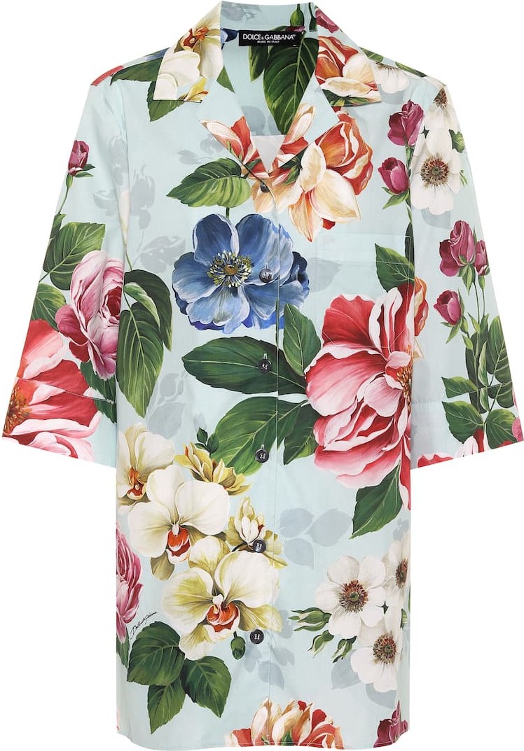 Dolce & Gabbana Floral cotton shirt