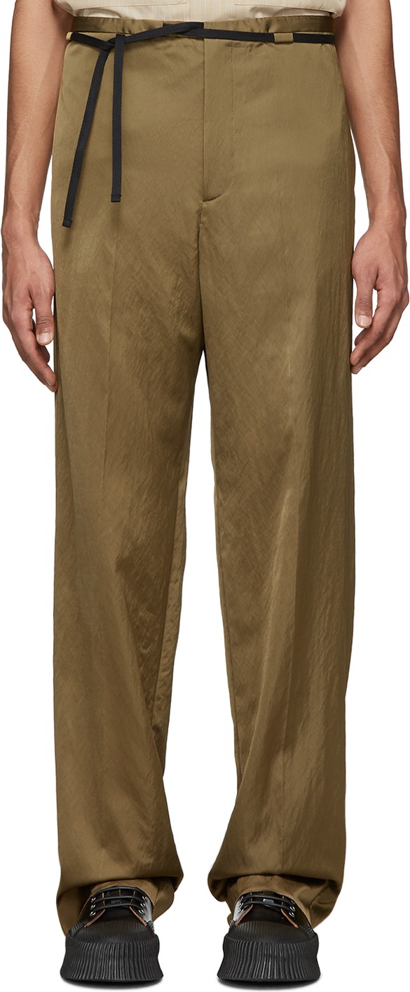 Jil Sander Beige Arizona Trousers