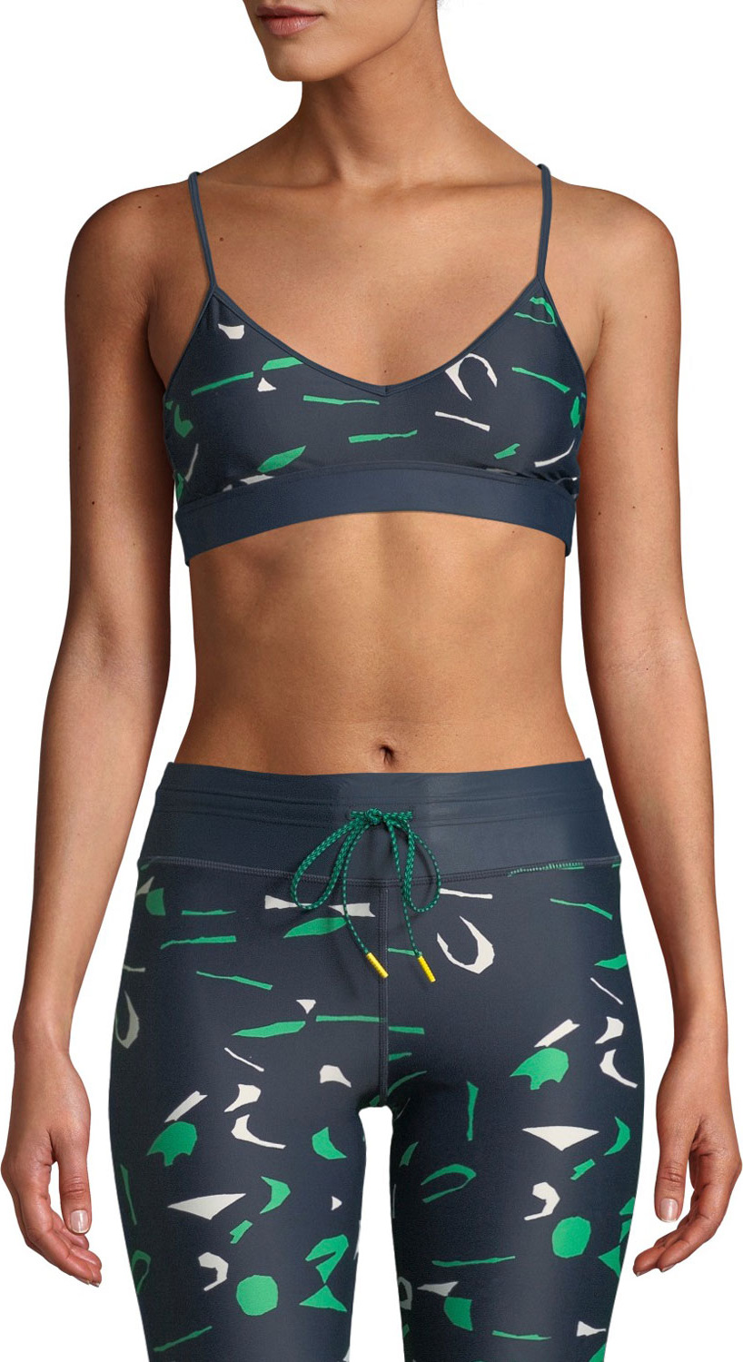 The Upside Andie Abstract Camo Sports Bra