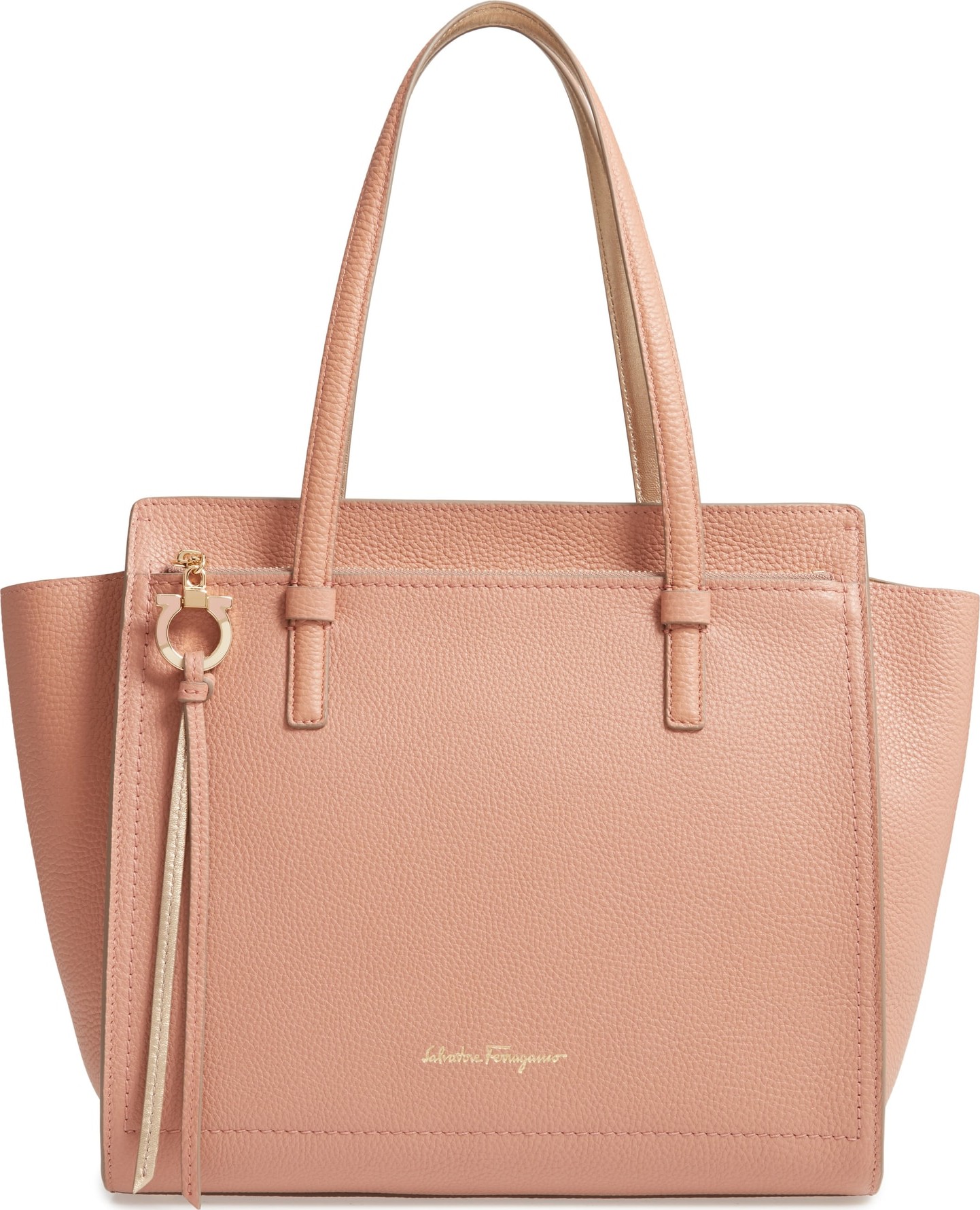 Salvatore Ferragamo Medium Amy Leather Tote