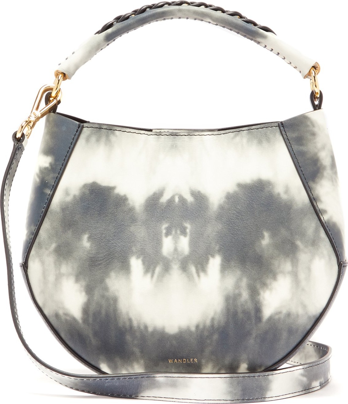Wandler Corsa mini tie-dye leather tote bag