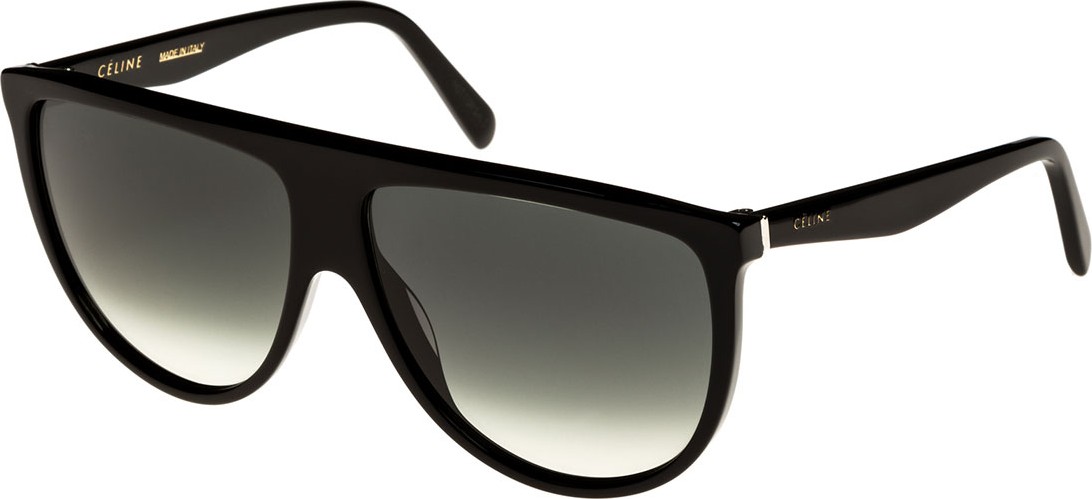 Celine Flattop Gradient Shield Sunglasses