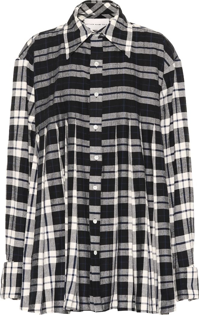Matthew Adams Dolan Checked cotton shirt