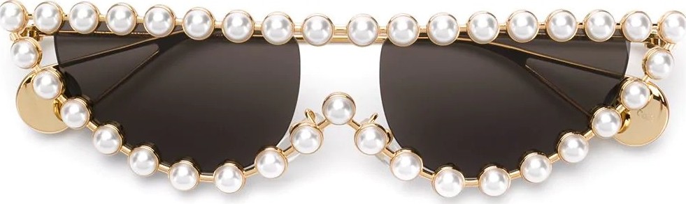 Gucci pearl-embellished sunglasses
