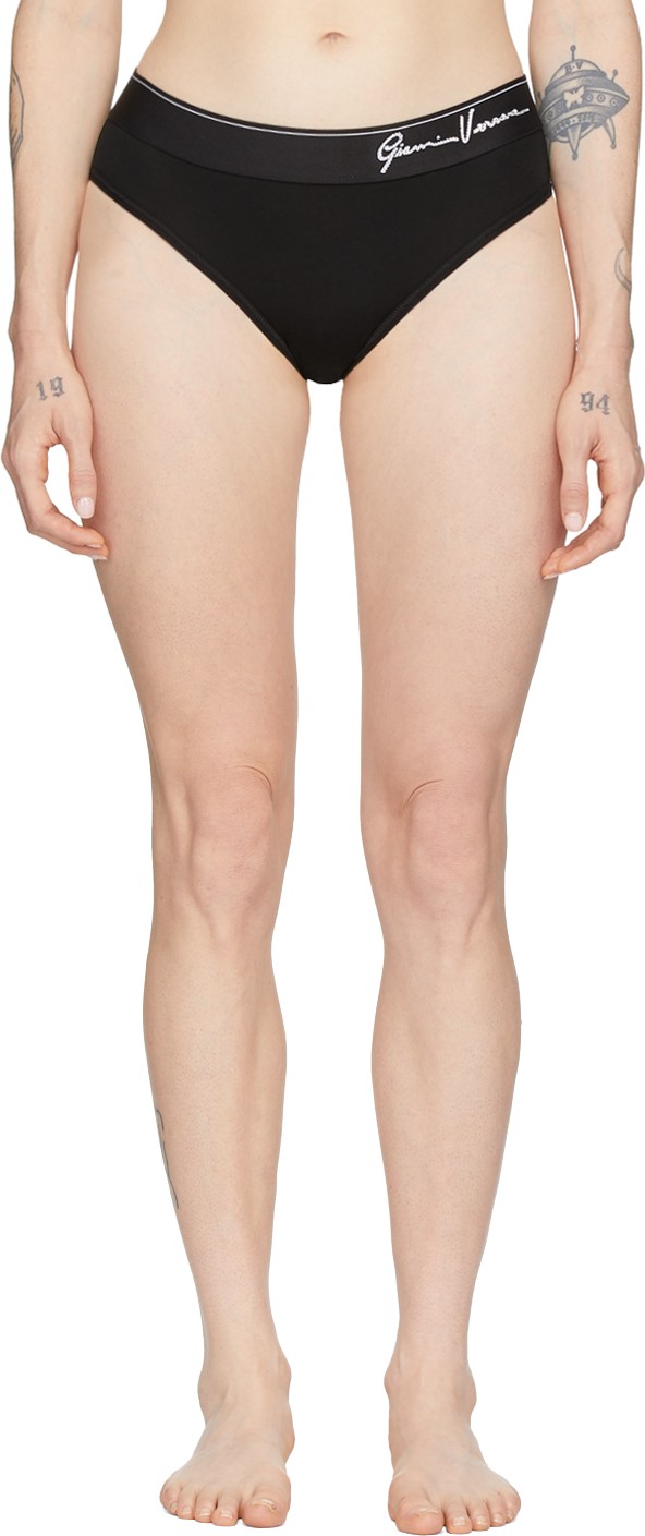 Versace Black 'Gianni Versace' Briefs
