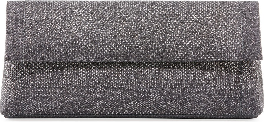 Nancy Gonzalez Gotham Karung Flap Clutch Bag