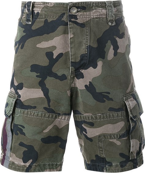 Valentino camouflage cargo shorts