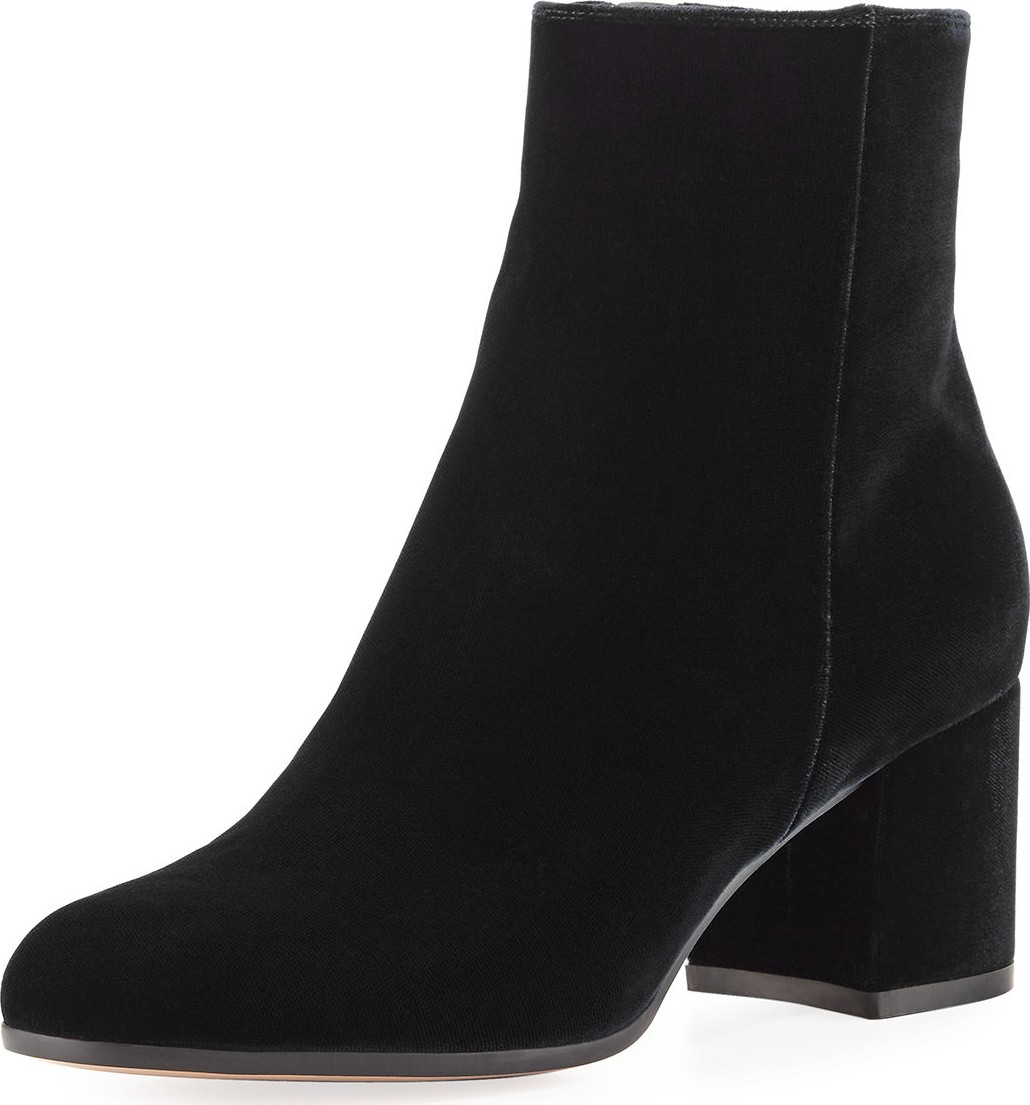 Gianvito Rossi Margaux Mid Velvet 60mm Bootie