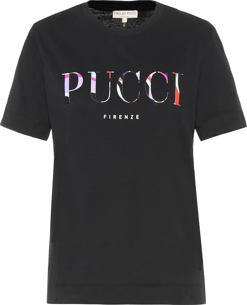Emilio Pucci Logo cotton-jersey T-shirt
