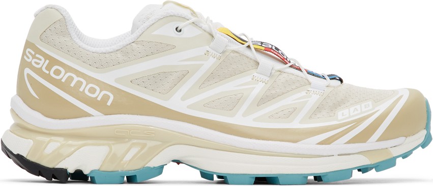 Salomon Beige Limited Edition XT-6 ADV Sneakers