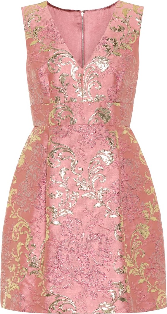 Dolce & Gabbana Brocade lamé minidress
