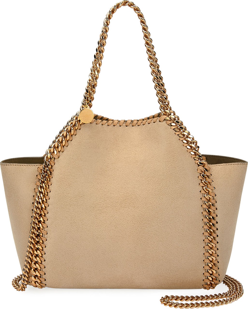 Stella McCartney Falabella Mini Reversible Shaggy Deer Tote Bag