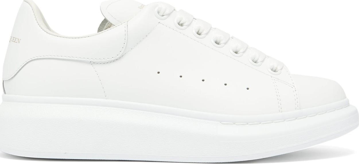 Alexander McQueen Raised-sole low-top leather trainers