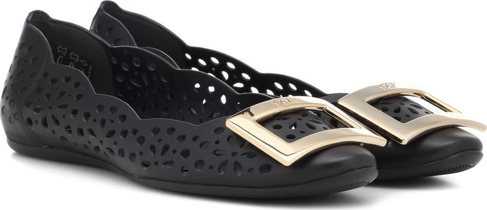 Roger Vivier Gommette leather ballet flats
