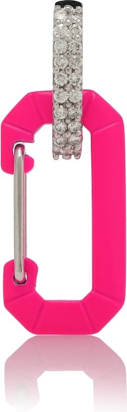 Eera Small Chiara 18kt white gold and diamond single earring