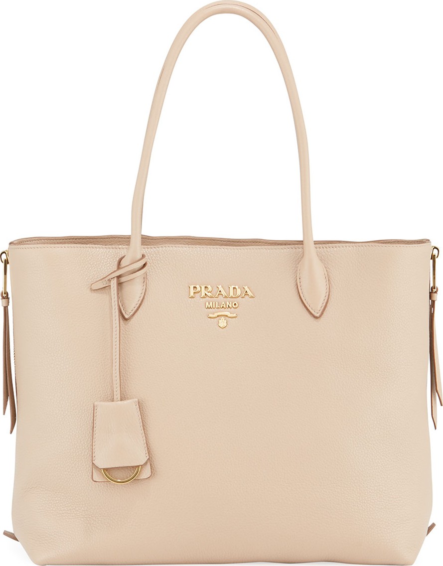Prada Daino Calf Leather Tote Bag