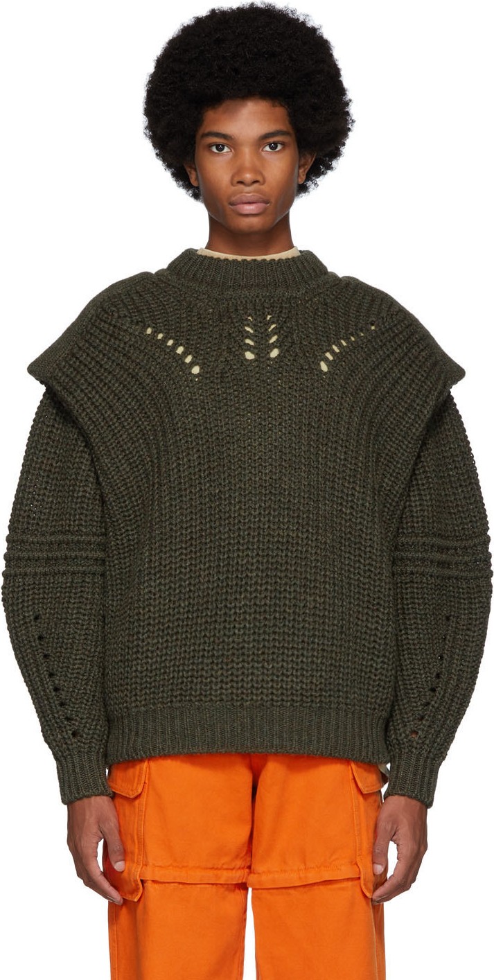 Isabel Marant Green Kentow Sweater