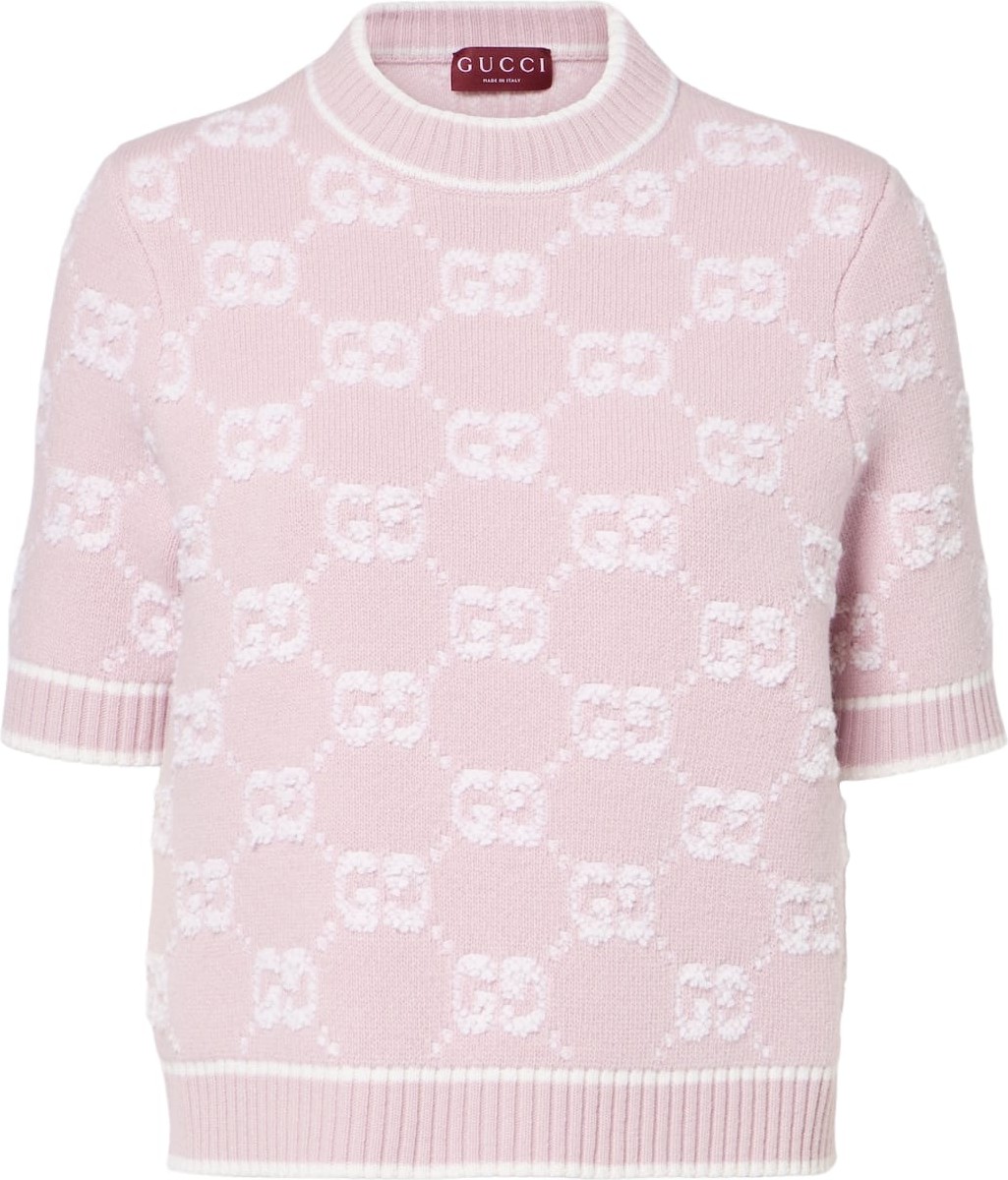 Gucci - GG wool bouclé jacquard top