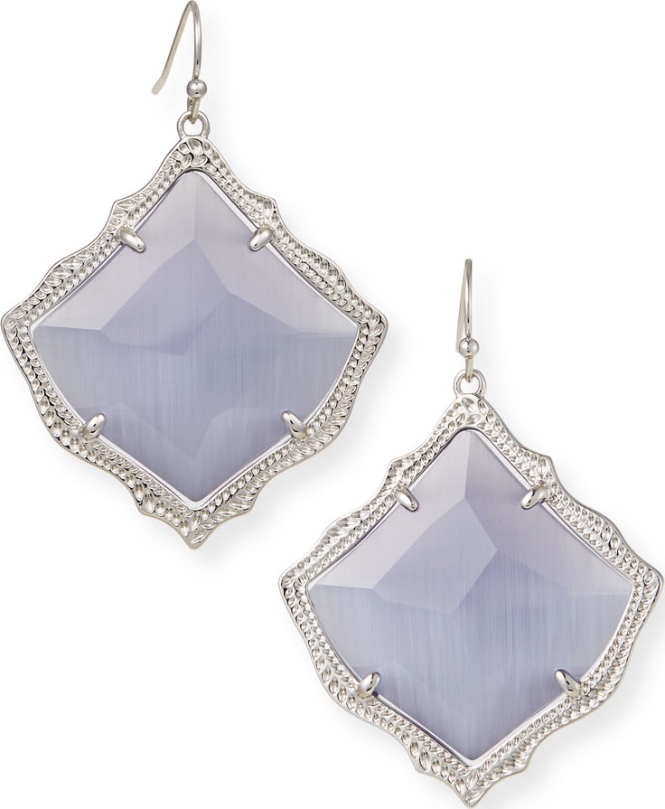 Kendra Scott Kirsten Earrings in Silvertone Plate