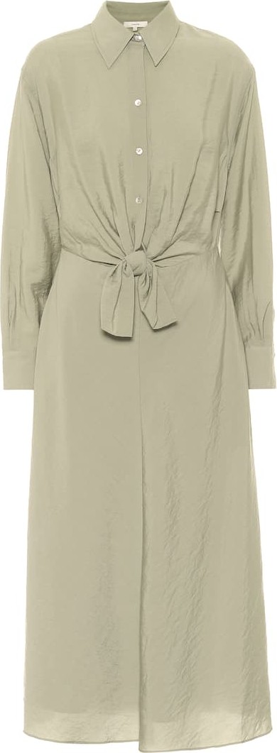 Vince Crêpe shirt dress