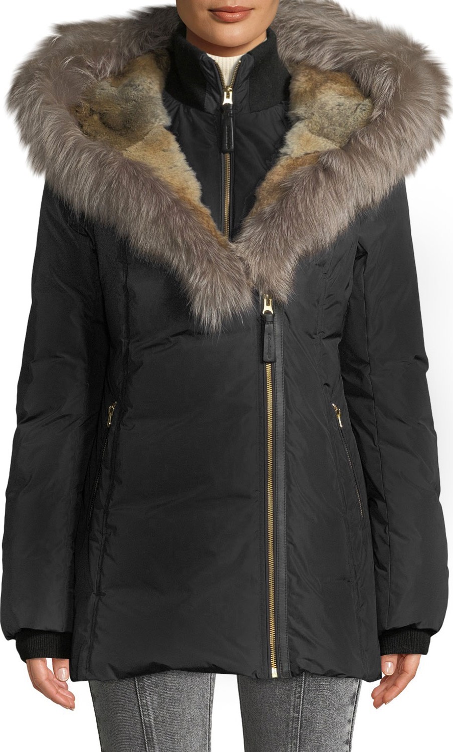Mackage Akiva Waterproof Down Coat w/ Fur Hood