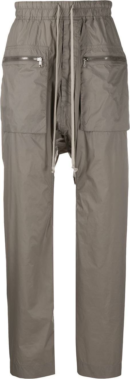 Rick Owens DRKSHDW Dropped crotch track trousers
