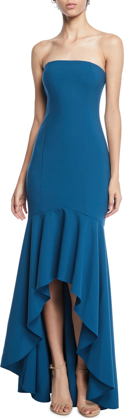 LIKELY Carlo Strapless Fit-&-Flare Gown