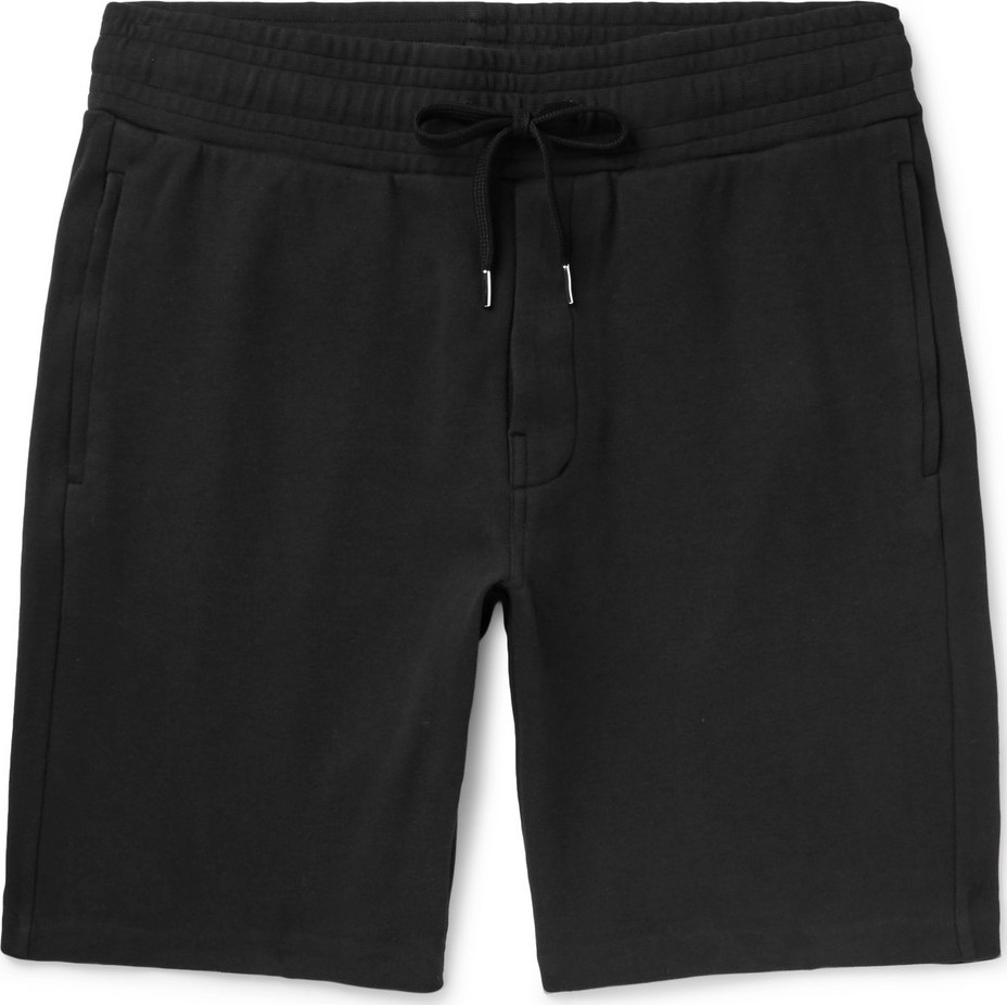 Frescobol Carioca Loopback Cotton-Blend Jersey Drawstring Shorts