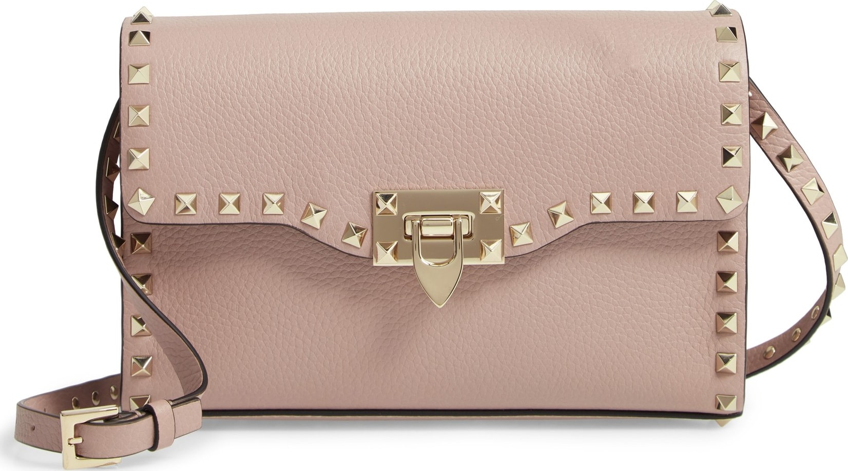 Valentino Medium Rockstud Leather Crossbody Bag