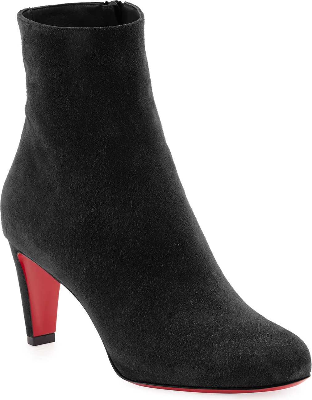Christian Louboutin Top 70mm Suede Red Sole Bootie