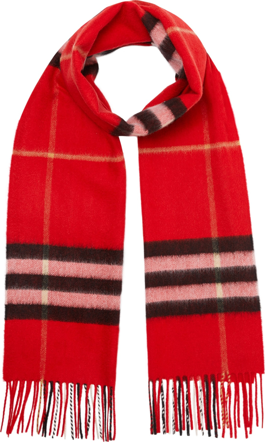 Burberry London England Giant Icon Check Cashmere Scarf
