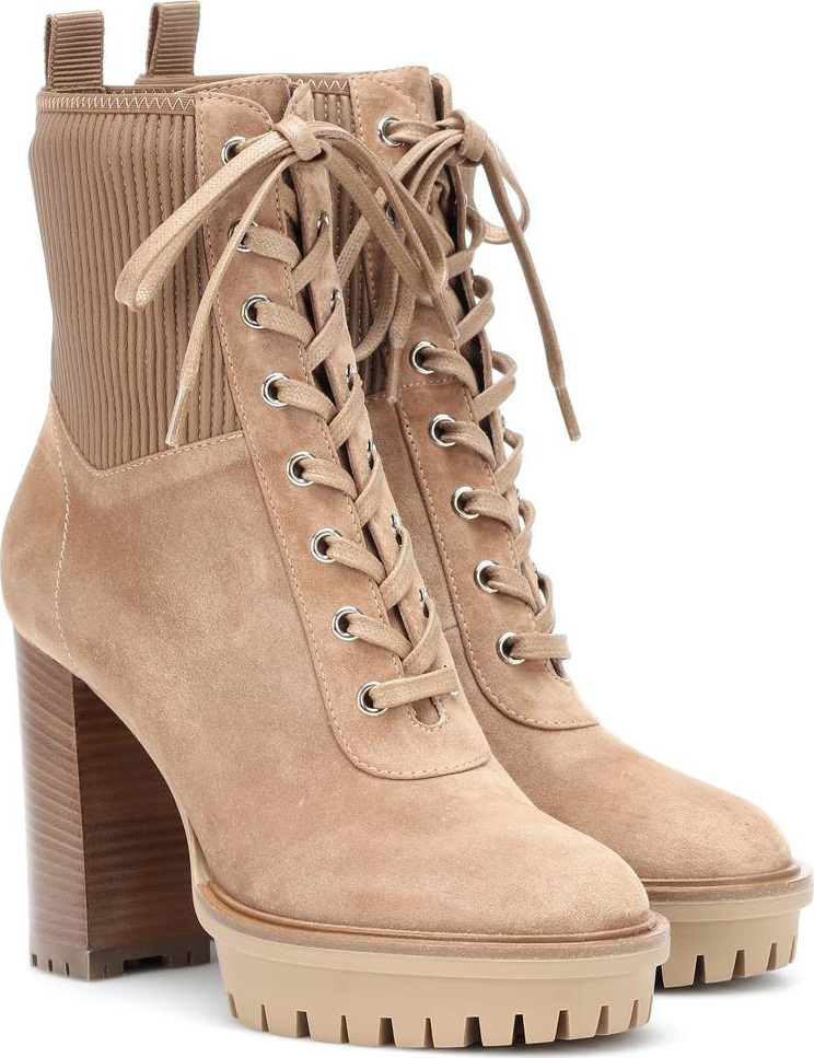 Gianvito Rossi Martis suede ankle boots