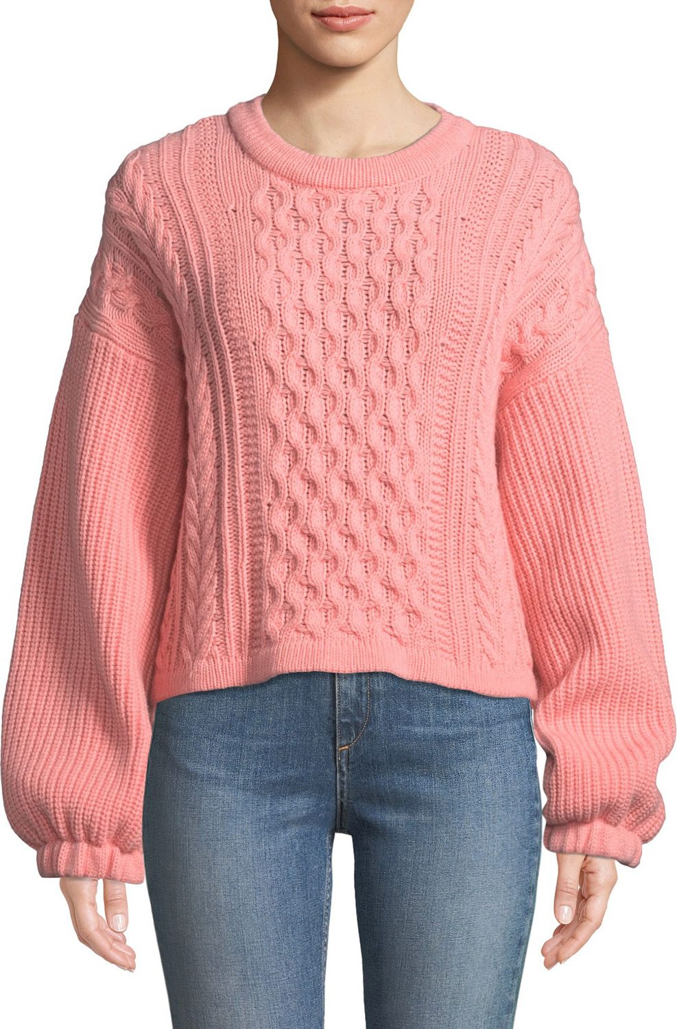 Tabula Rasa Nebusa Cable-Knit Wool Sweater