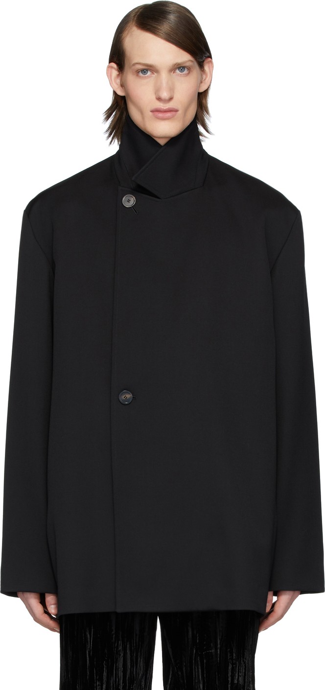 Balenciaga Black Twill Stretch Tailoring Jacket Balenciaga Black Twill Stretch Tailoring Jacket