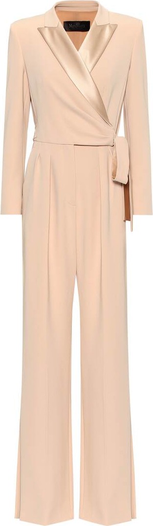 Max Mara Dover wide-leg cady jumpsuit