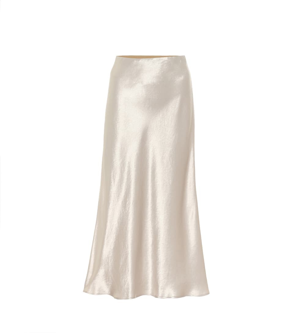 Max Mara High-rise satin skirt