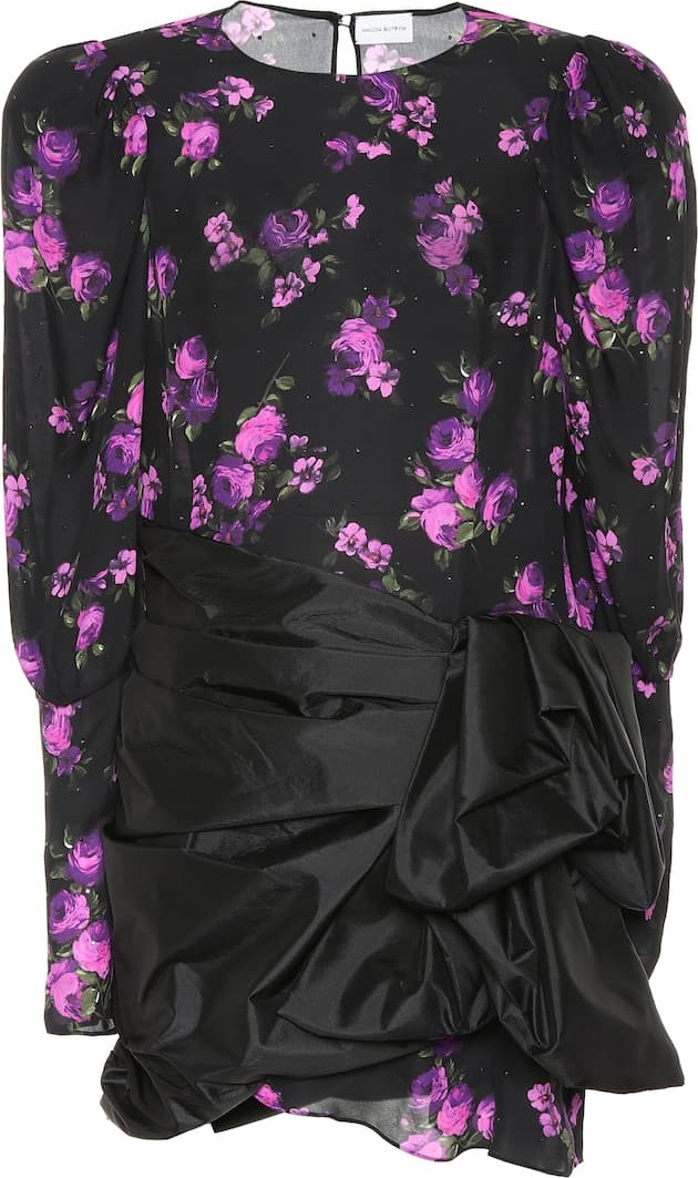 Magda Butrym Matera floral silk minidress