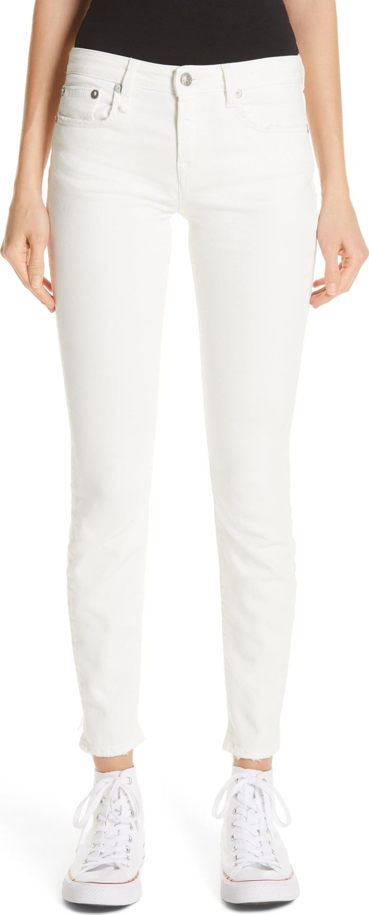 R13 Allison Distressed Skinny Jeans