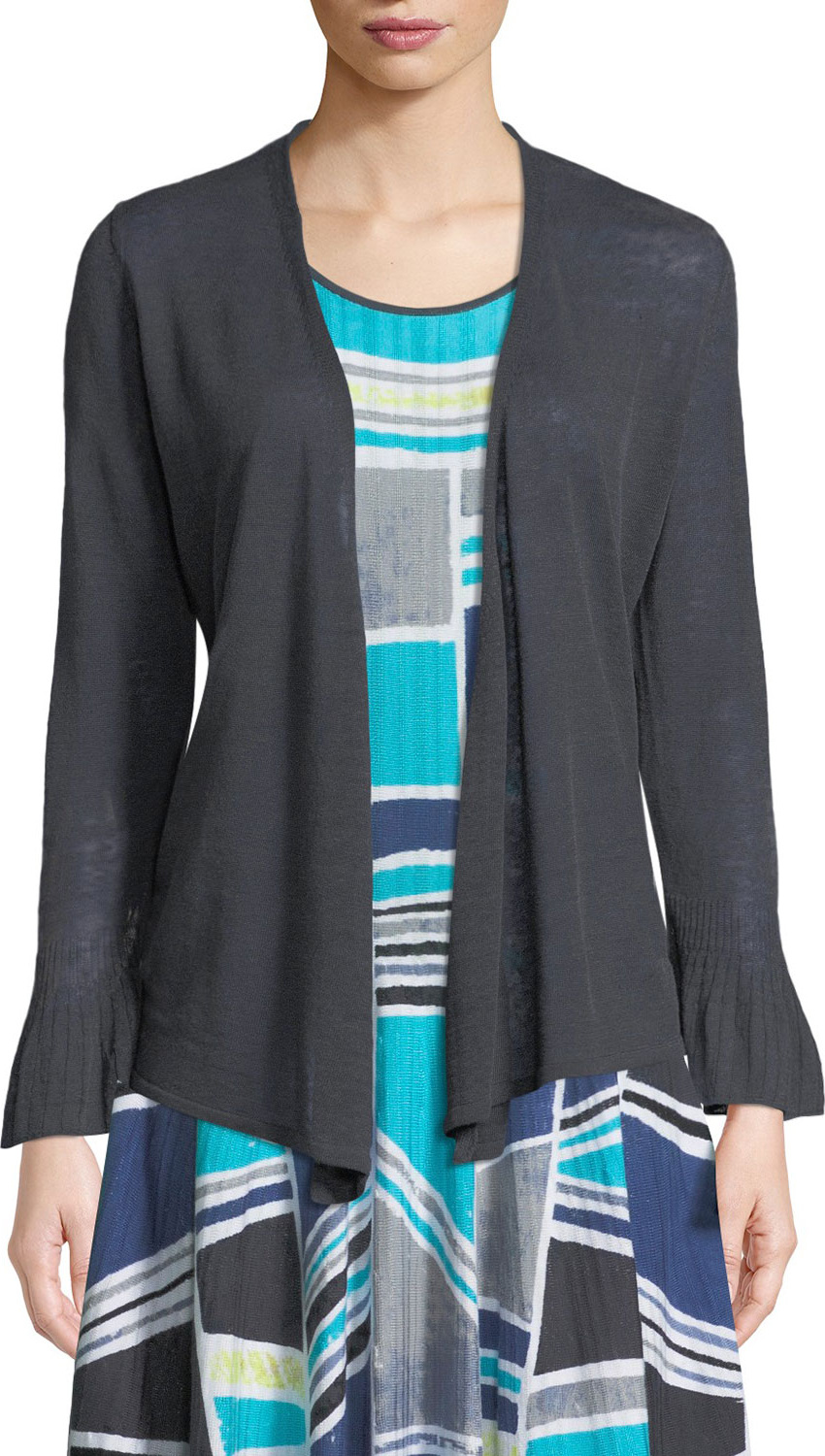 NIC+ZOE 4-Way Ruffle-Cuff Cardigan