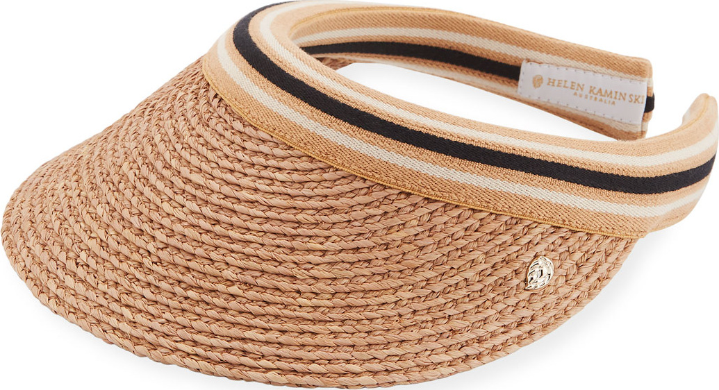 Helen Kaminski Raffia Straw Marina Visor