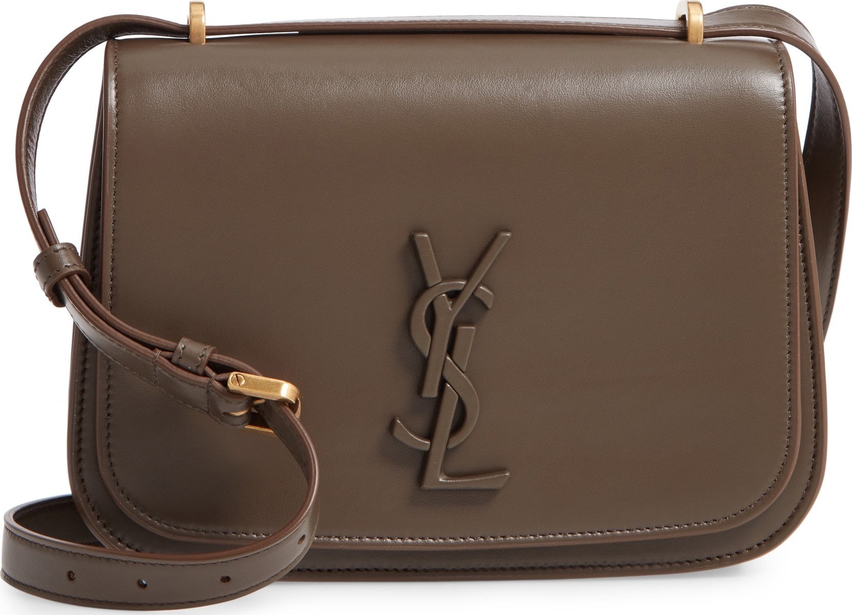 Saint Laurent Spontini Calfskin Leather Shoulder Bag