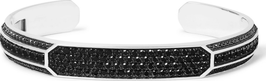 David Yurman Heirloom Sterling Silver Diamond Cuff