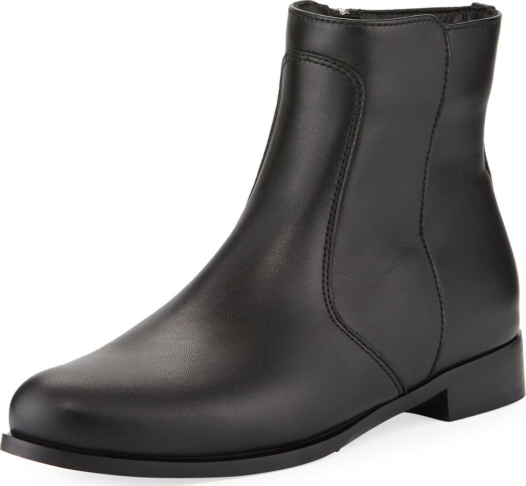 La Canadienne Sophie Leather Zip Boots