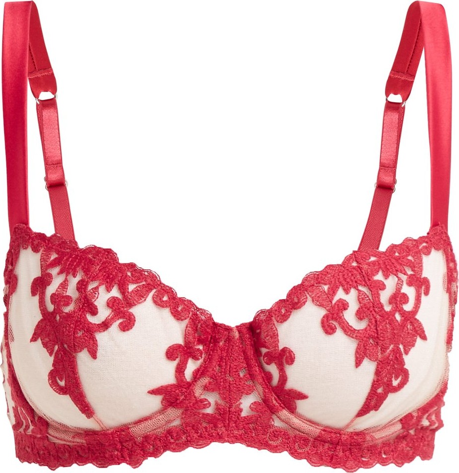 Fleur of England Wallflower Boudoir floral-lace balconette bra