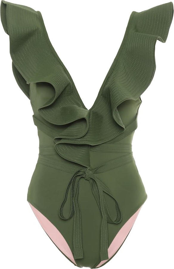 Johanna Ortiz On The Shore ruffled swimsuit