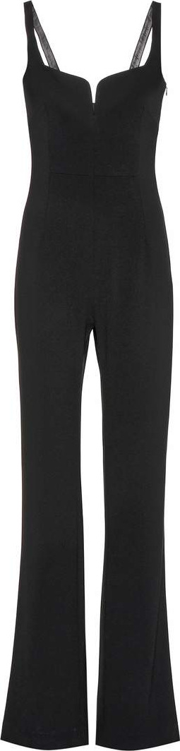 Galvan Corset crêpe jumpsuit